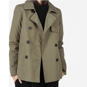Everlane Swing Double-Breasted Trench Coat